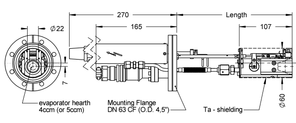 Schematic drawing EBVV