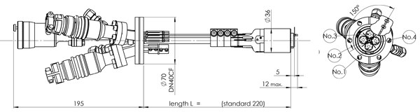 Schematic drawing QCS 40