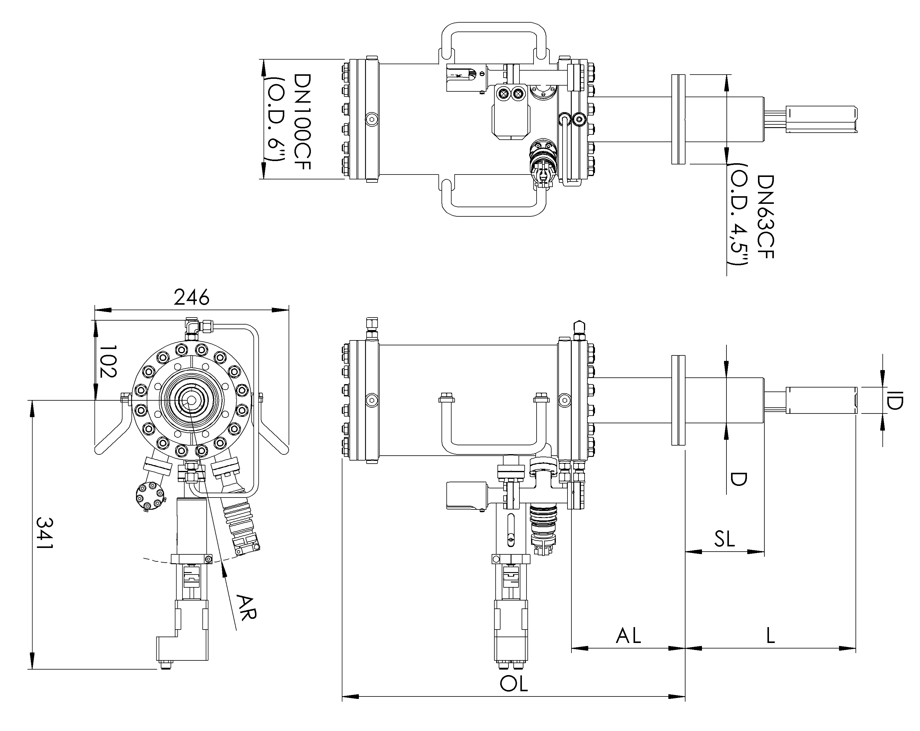 Schematic drawing VACS