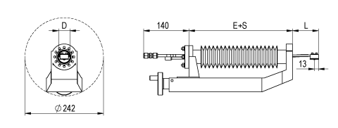 Schematic drawing QCM