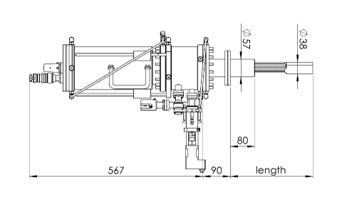 Schematic drawing VCCS